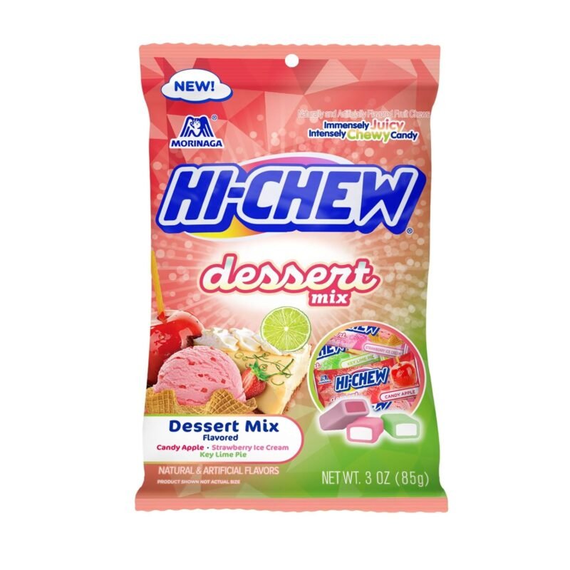 Hi-Chew vaisių skonio saldainiai dessert mix 85g