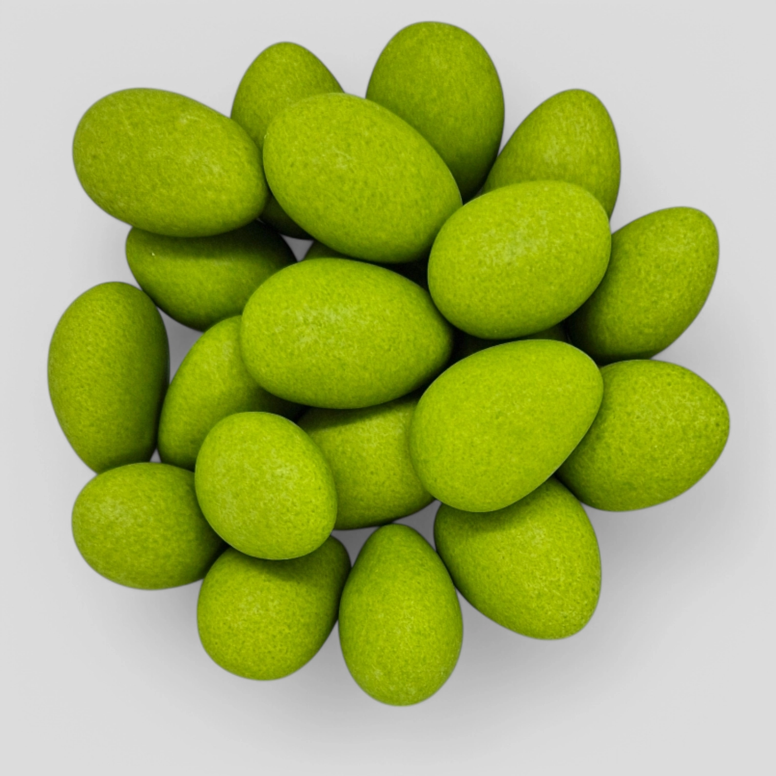 Jogurtiniai migdolai laimų skonio