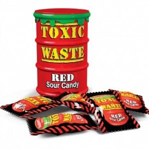 Toxic Waste rūgštaus vaisių skonio kieti saldainiai 42g