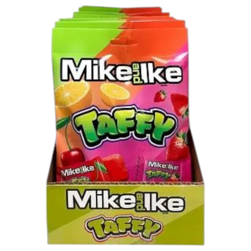 Vaisių skonio mike and ike taffy saldainiai 108g