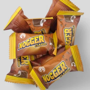 Nogger saldainis su nugos įdaru