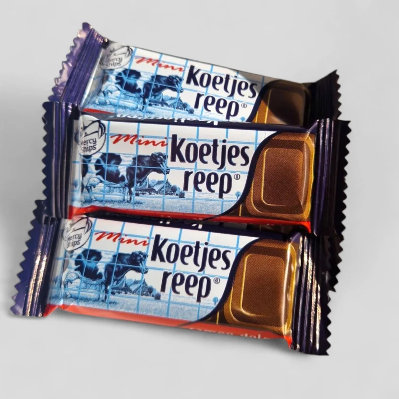 Koetjesreep šokoladiniai batonėliai